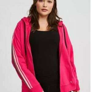 NWT Torrid Pink Zip-Up Active Hoodie